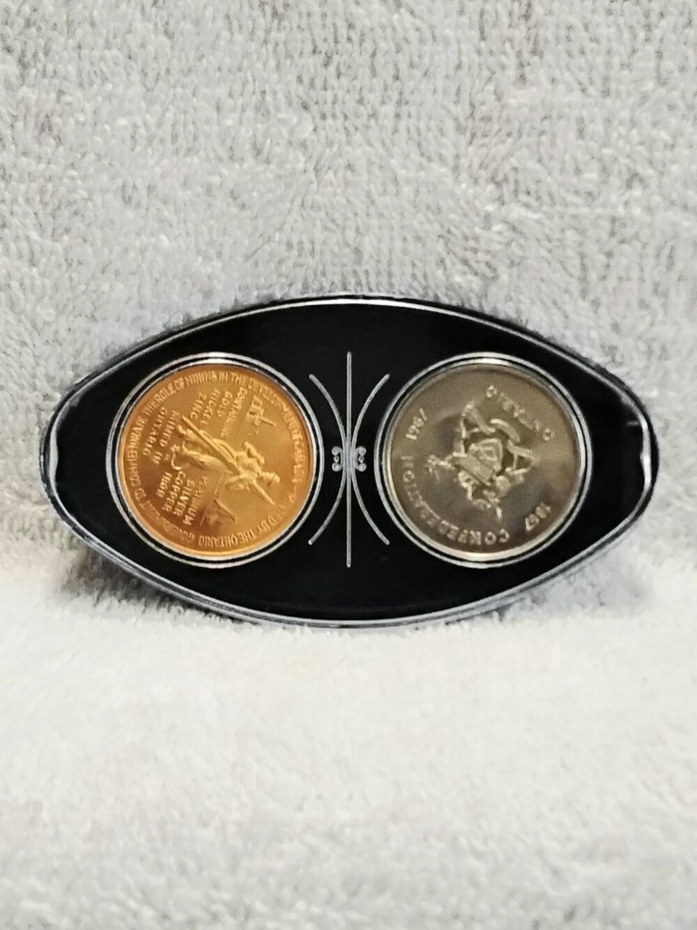 Sealed 1967 Set of 2 Ontario Confederation of Mining Tokens for Canada's 100th!!